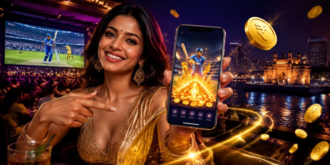 Sports betting interface on mobile with cricket match odds